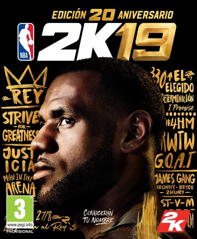 Las palabras de LeBron James lo dicen todo en la Edición 20 Aniversario de NBA® 2K19