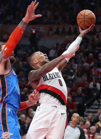 Lillard adelanta a sus Blazers ante los Thunder (99-104) [1-0]