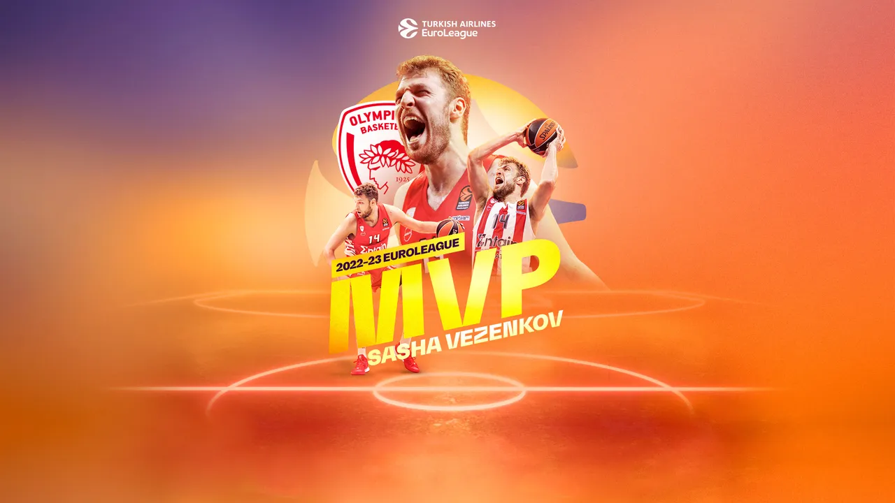 MVP 2022-23 de la Turkish Airlines EuroLeague: Sasha Vezenkov, Olympiacos Piraeus