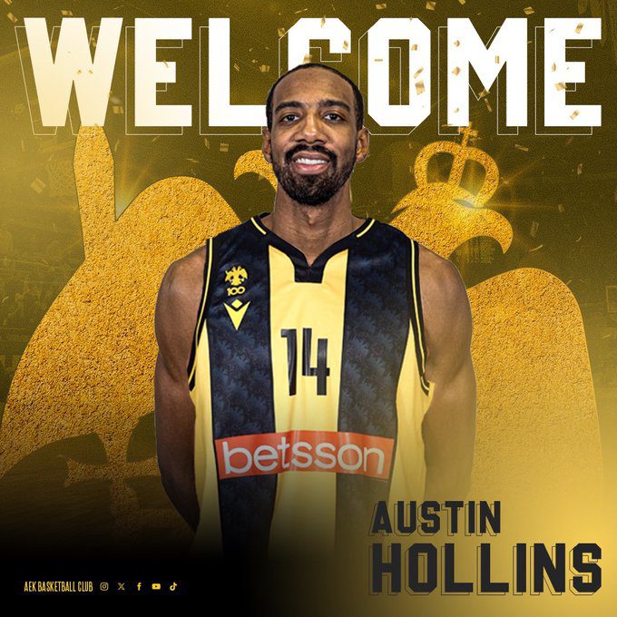 El AEK Atenas anuncia el fichaje de Austin Hollins