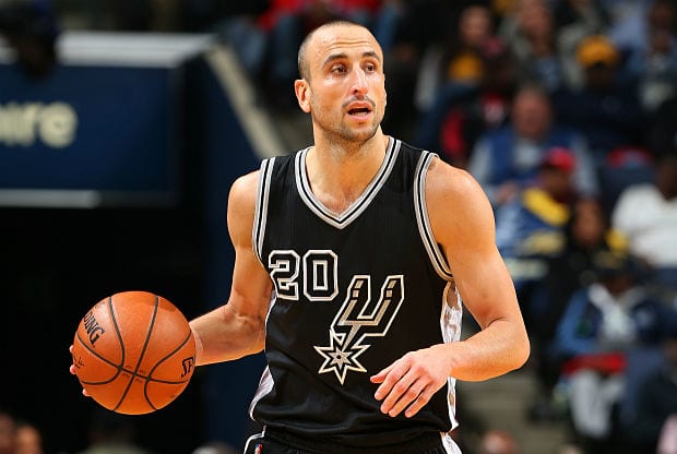 Manu Ginobili estará un mes de baja por una lesión en los testículos