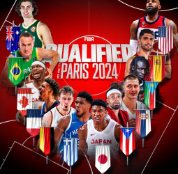 Definidos los grupos del baloncesto masculino en los Juegos Olímpicos París 2024