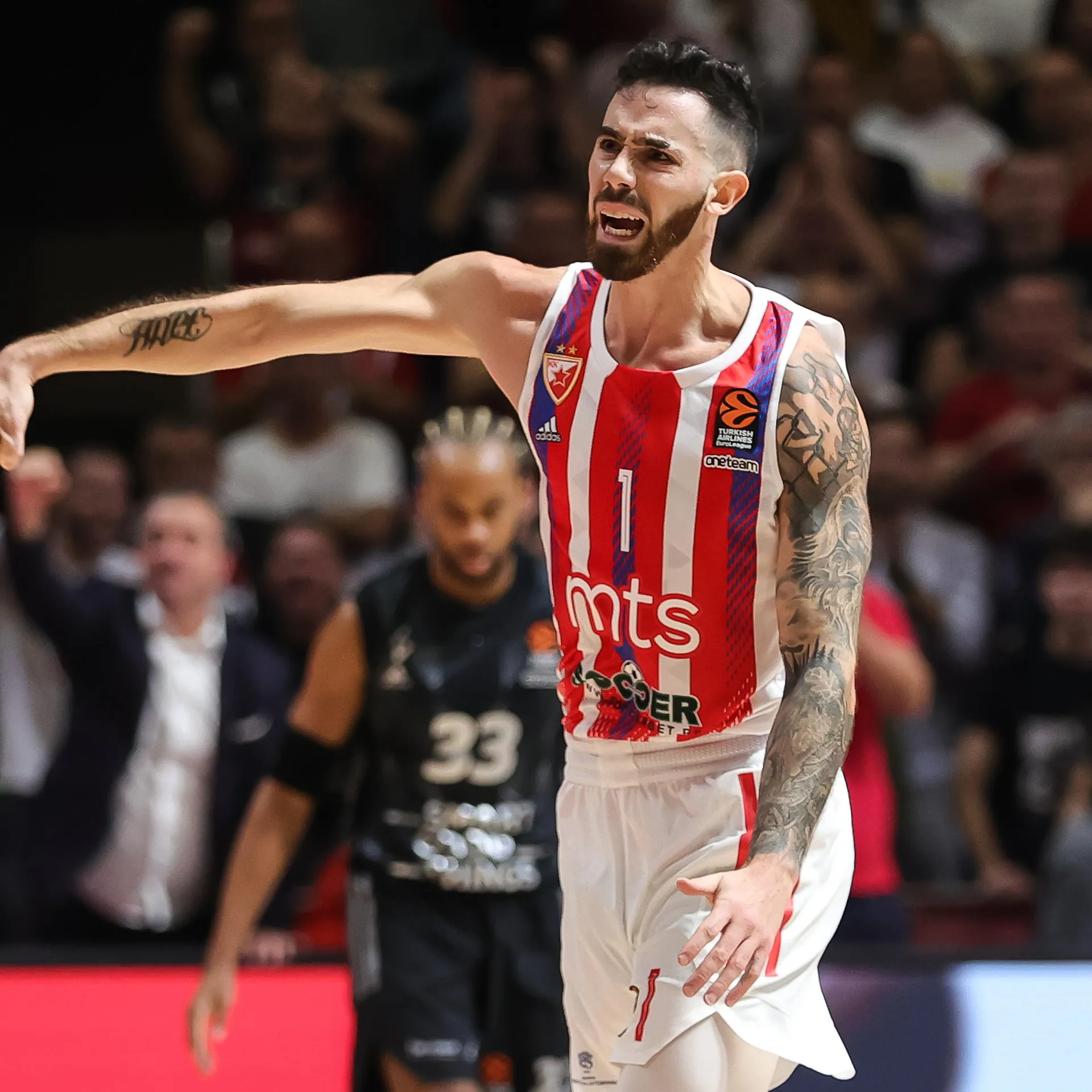 El Estrella Roja remonta la remontada del ASVEL en el debut de Ivanovic (71-67)