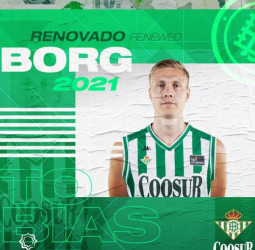 Tobias Borg renueva con el Coosur Real Betis hasta 2021