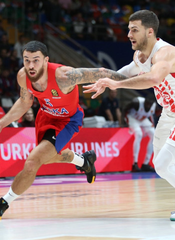 El Estrella Roja nada puede hacer ante la pegada del CSKA Moscú (100-74)