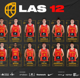 Las doce jugadoras de España para Tokio 2020