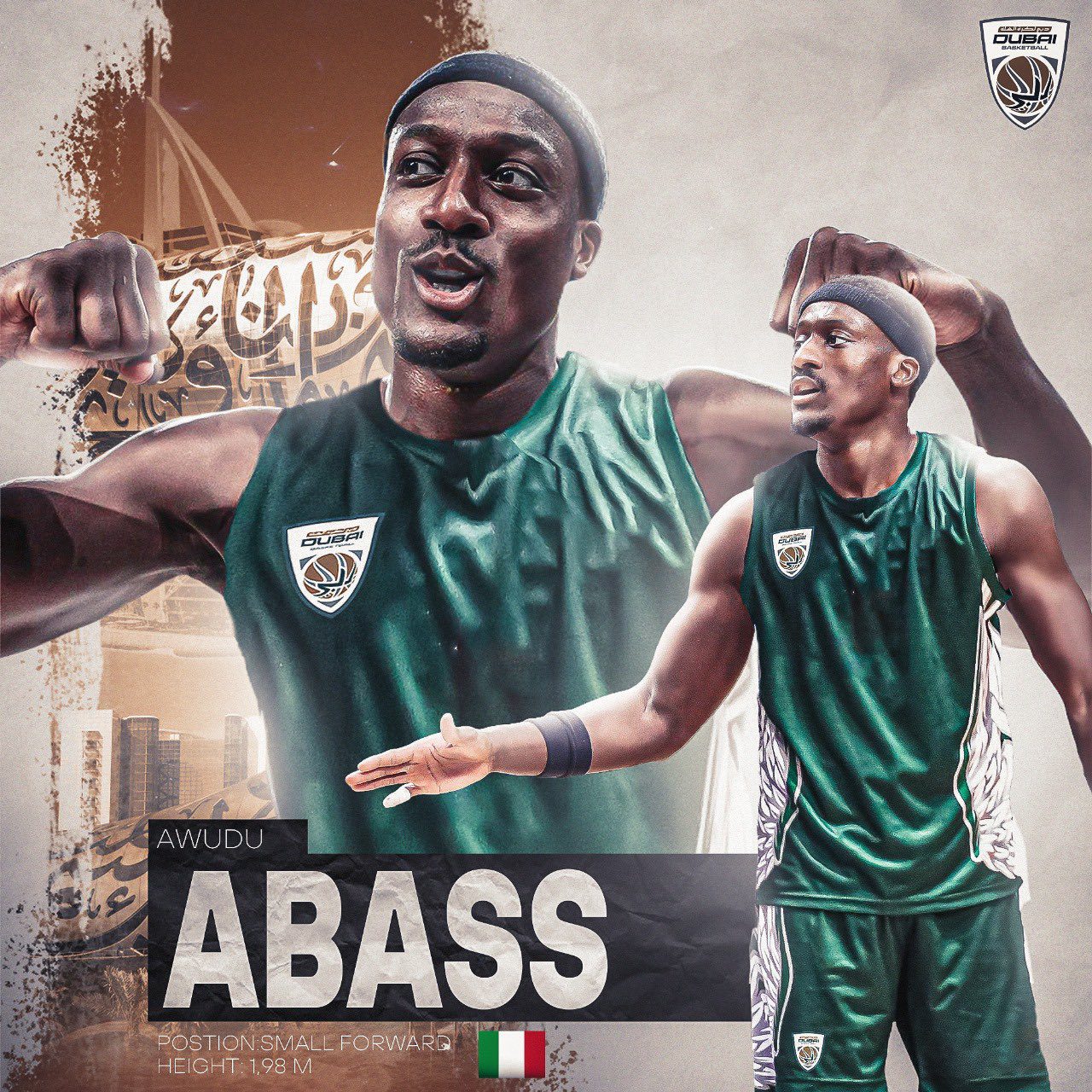 El Dubai BC anuncia el fichaje de Awudu Abass