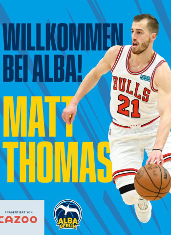 El Alba Berlín anuncia el fichaje de Matt Thomas
