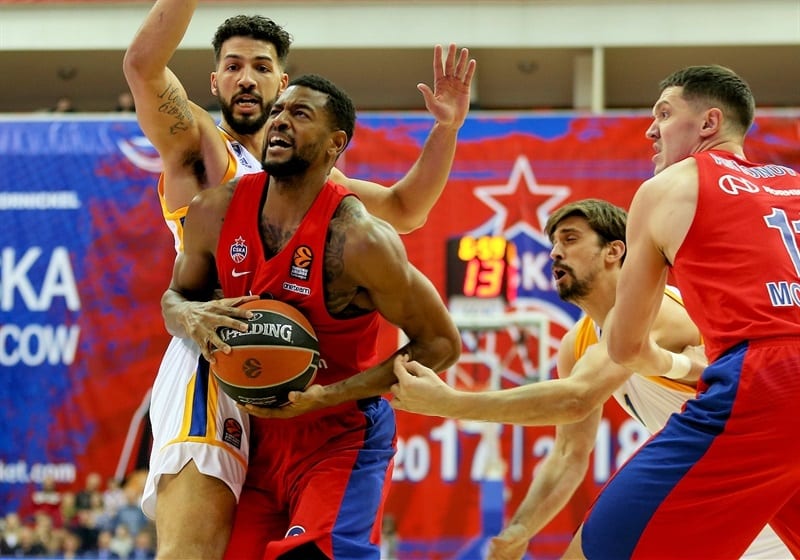 Un parcial final decanta el derbi ruso para el CSKA Moscú (79-68)