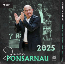 Jaume Ponsarnau renueva con Bilbao Basket hasta 2025
