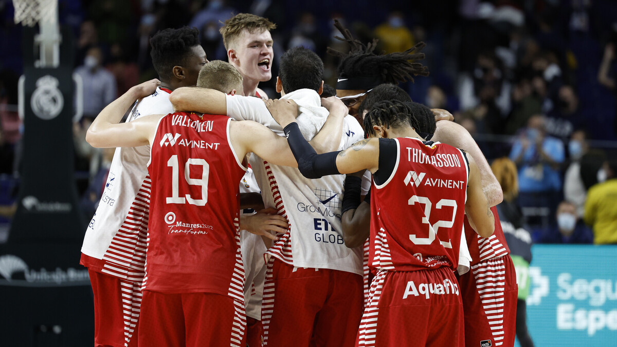 El BAXI Manresa se lleva el triunfo de la cancha del Real Madrid (75-86)