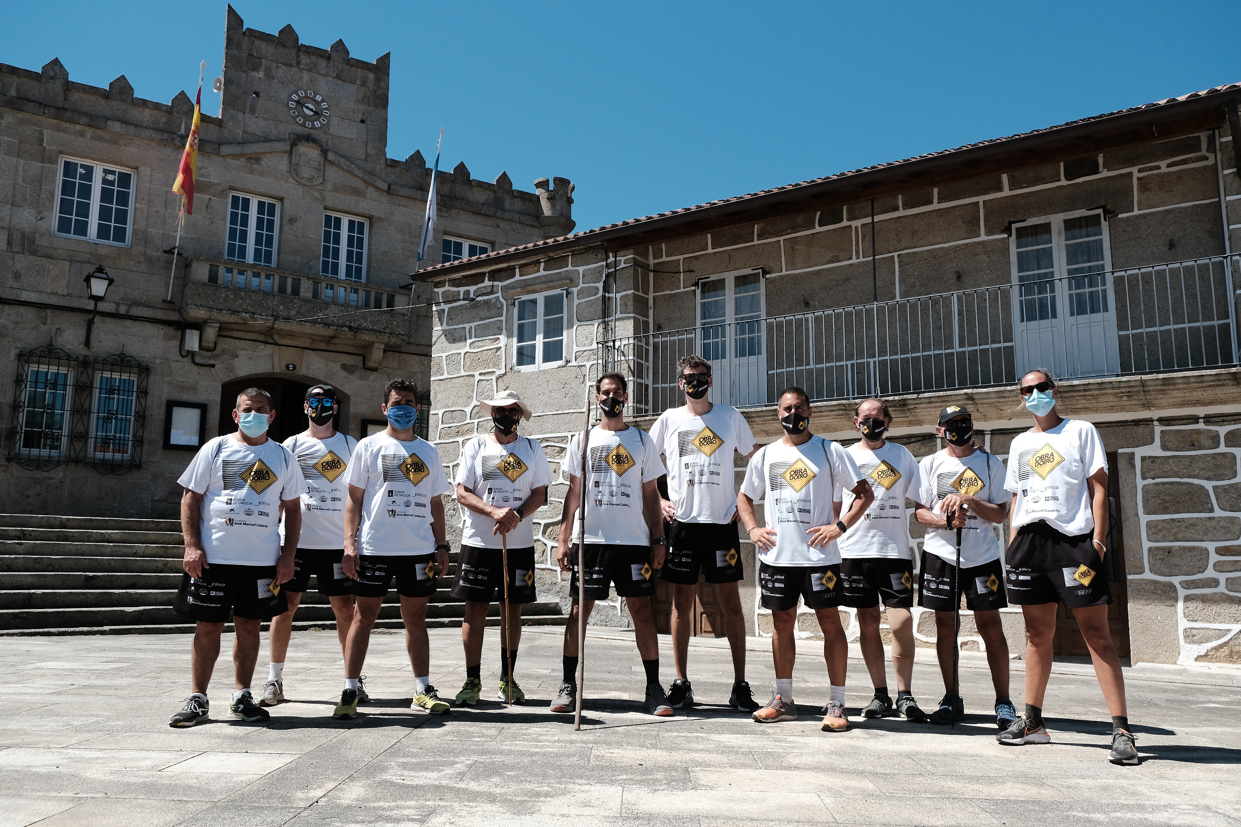 La protagonista de la pasada edición de ‘El Camino acaba en Obradoiro’ ‘guía’ a José Manuel Calderón en su segunda etapa hasta Rodeiro