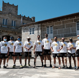 La protagonista de la pasada edición de ‘El Camino acaba en Obradoiro’ ‘guía’ a José Manuel Calderón en su segunda etapa hasta Rodeiro
