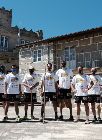 La protagonista de la pasada edición de ‘El Camino acaba en Obradoiro’ ‘guía’ a José Manuel Calderón en su segunda etapa hasta Rodeiro