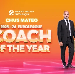 Chus Mateo, entrenador del año en la EuroLeague