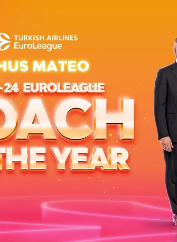 Chus Mateo, entrenador del año en la EuroLeague