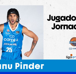 Keanu Pinder, Jugador de la Jornada 25 de la Liga Endesa