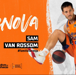 Sam Van Rossom prolonga su contrato con Valencia Basket una temporada más