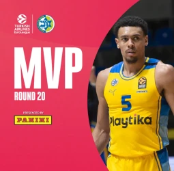 MVP de la jornada 20º EuroLeague: Wade Baldwin, Maccabi Playtika Tel Aviv