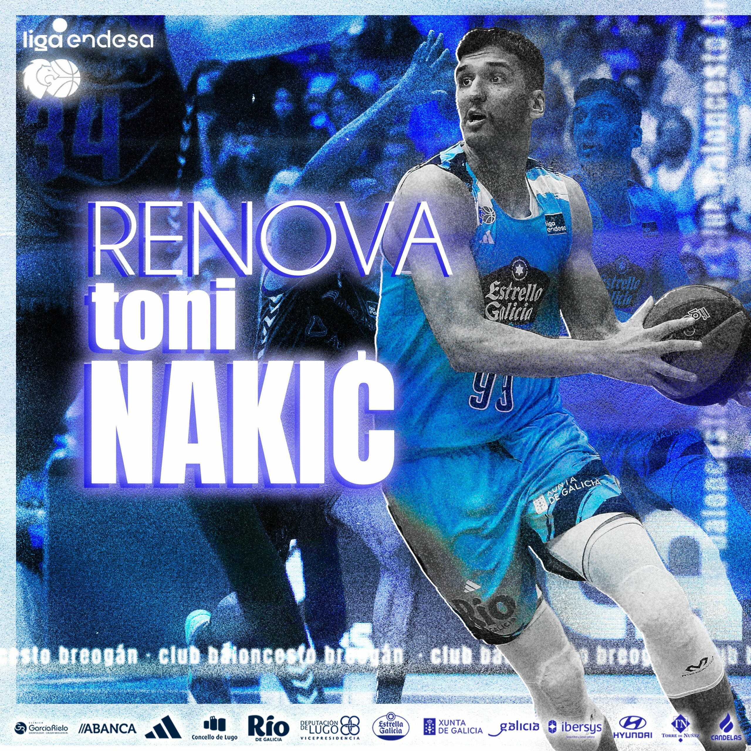 Toni Nakic renueva su compromiso con el Río Breogán