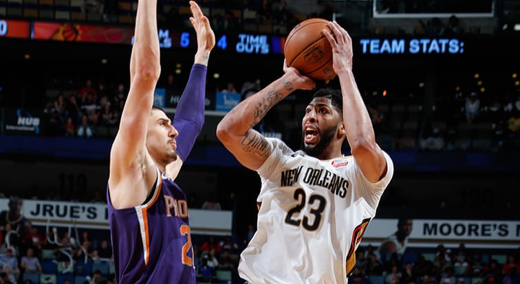 Davis sigue a lo suyo y Pelicans gana su sexta partido consecutivo, Mavericks sorprende a Pacers