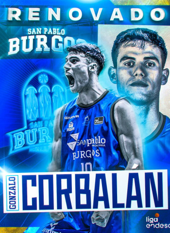 Gonzalo Corbalán sella su continuidad en el San Pablo Burgos