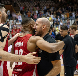 El Bàsquet Girona gana al UCAM Murcia bajo el liderazgo de Brown (82-76)