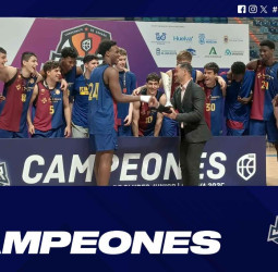 FEBJUNIORM2025: El Barça repite título en el Júnior Masculino de Huelva