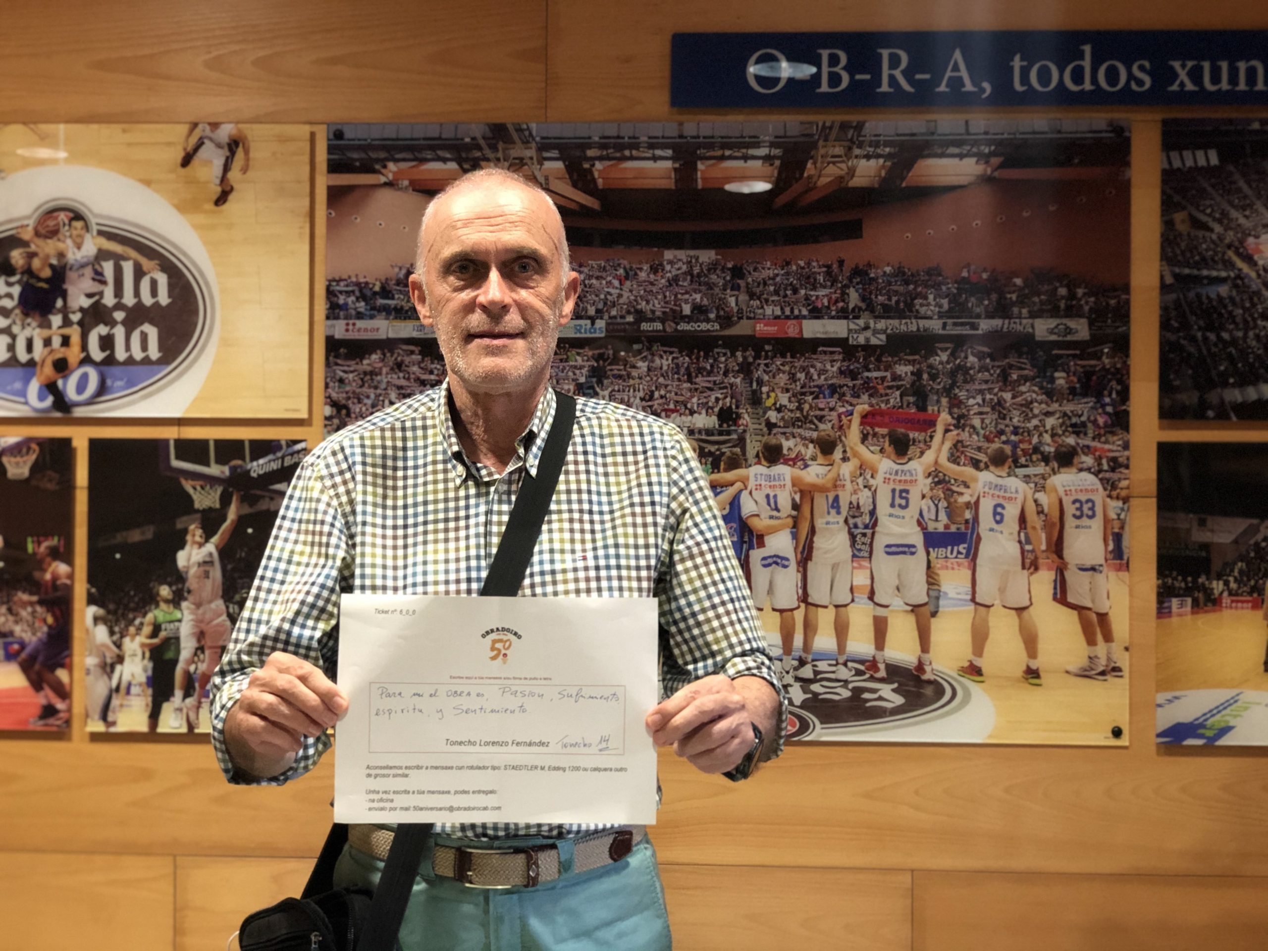 Tonecho Lorenzo: “El ‘Muro del Obra’ va a quedar ahí para toda la vida. Creo que es algo muy sentimental y simbólico”