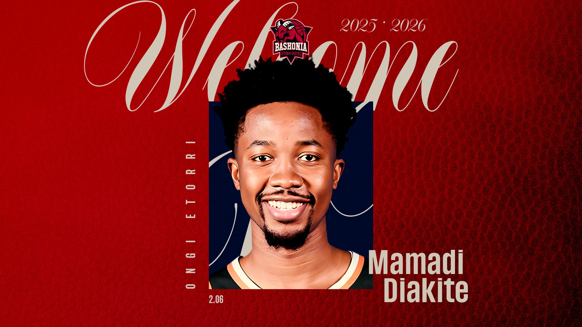 Mamadi Diakite, nueva pieza del juego interior de Baskonia hasta 2027
