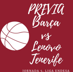 Previa. Barça vs Lenovo Tenerife
