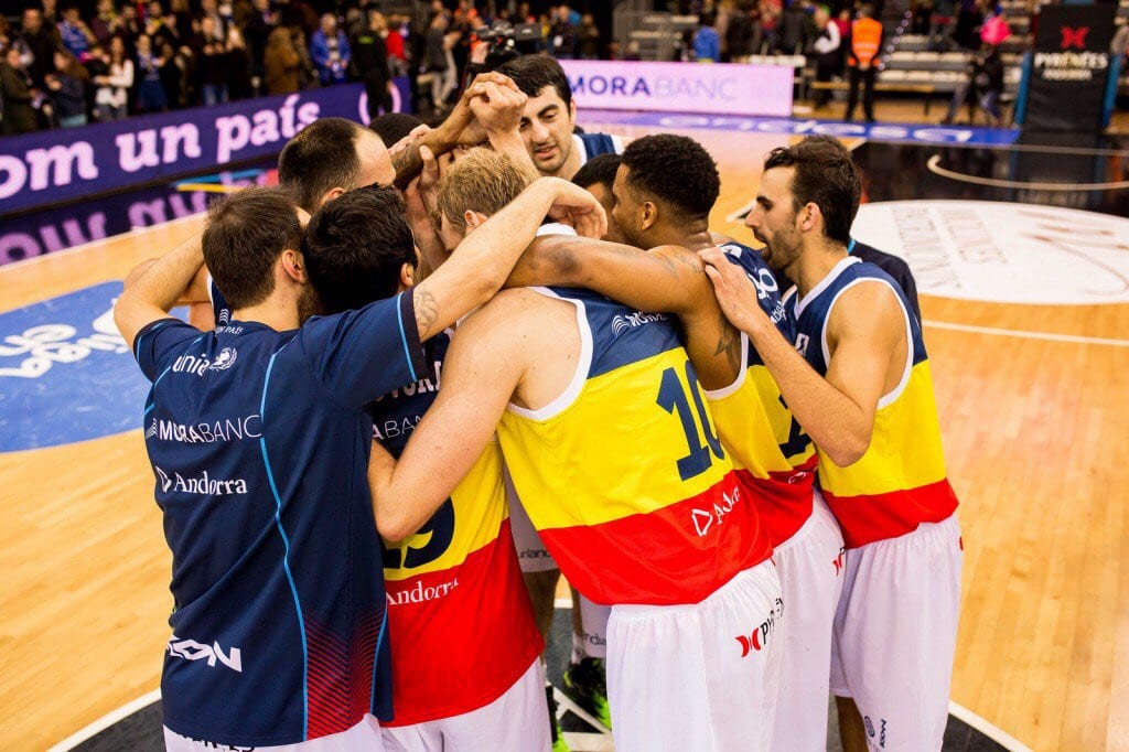 Superpartido del Morabanc Andorra para celebrar la permanencia en la BMB