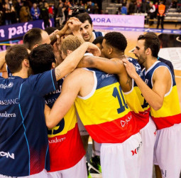 Superpartido del Morabanc Andorra para celebrar la permanencia en la BMB