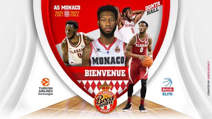 Donta Hall, nuevo jugador del AS Mónaco