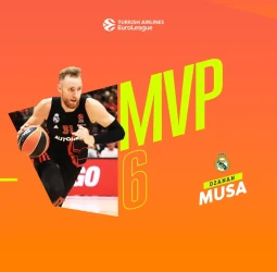 MVP de la sexta jornada EuroLeague: Dzanan Musa, Real Madrid