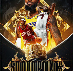 LeBron James supera los 50.000 puntos anotados a lo largo de su carrera