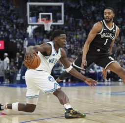 Edwards y Towns fueron un problema irreparable para los Nets