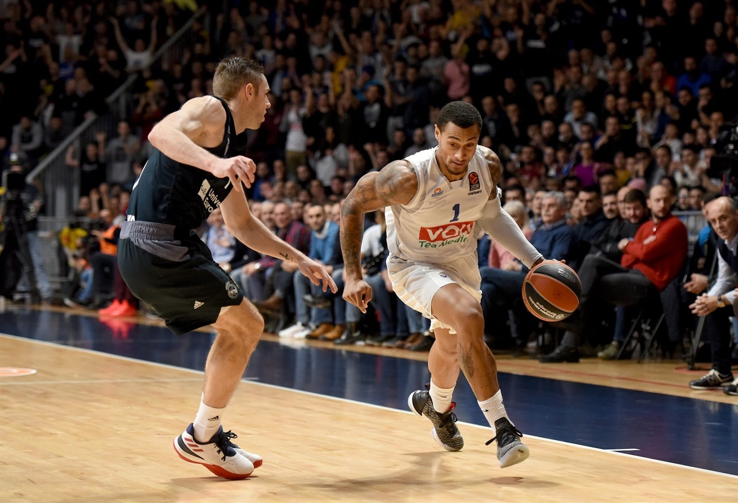 Derrota del Real Madrid en la cancha del Buducnost (73-60)