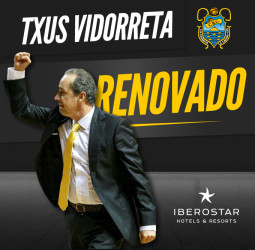El Iberostar Tenerife y Txus Vidorreta amplían su vinculación dos cursos más