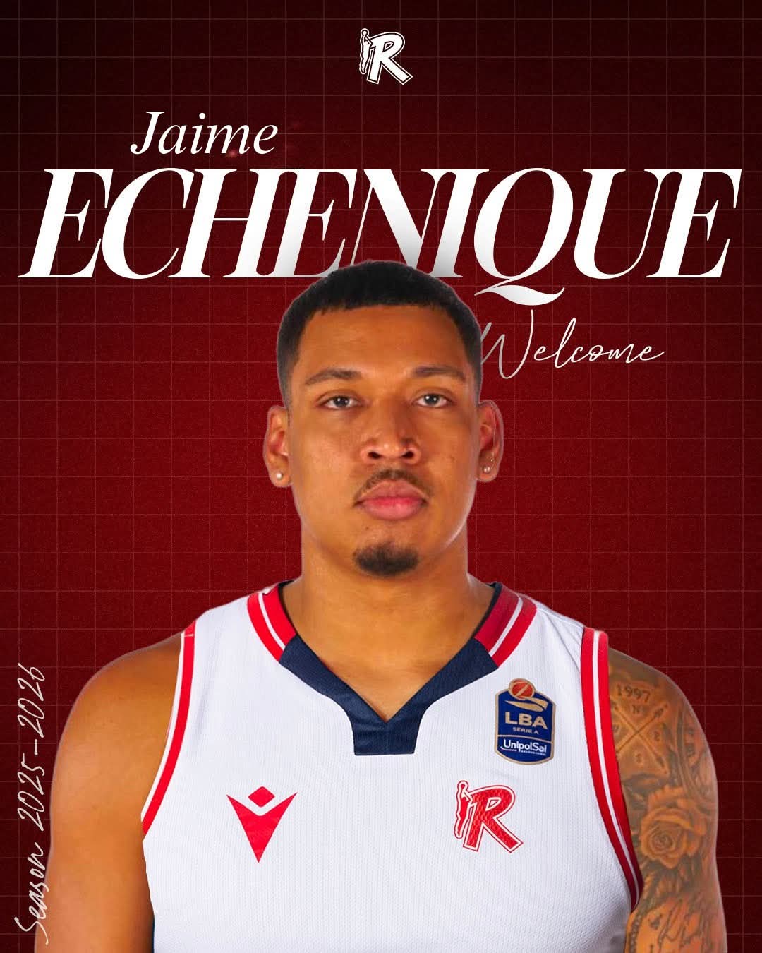 Jaime Echenique refuerza el juego interior de Pallacanestro Reggiana