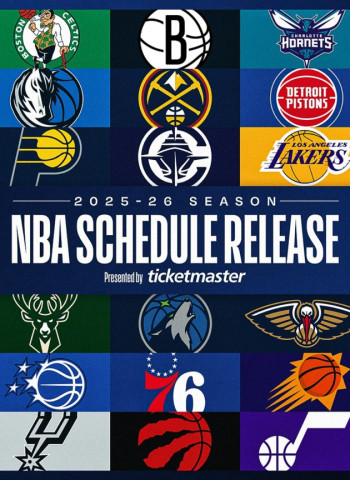 Calendario completo de la NBA 2025-26