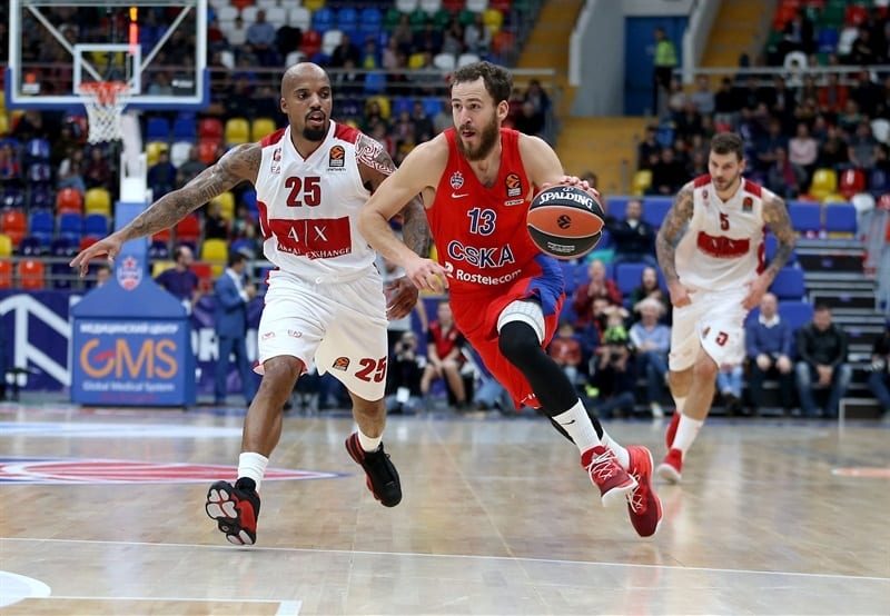 El CSKA Moscú se impone al AX Milán al ritmo de Sergio Rodríguez (93-84)