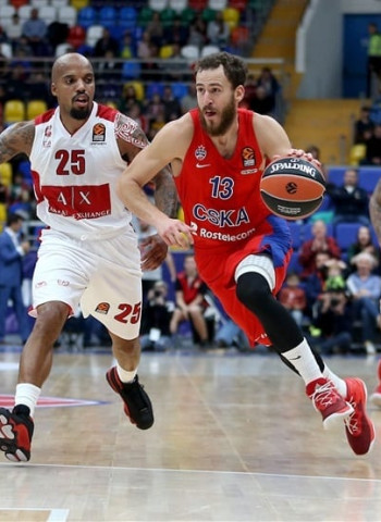 El CSKA Moscú se impone al AX Milán al ritmo de Sergio Rodríguez (93-84)