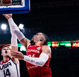 Dillon Brooks y el equipo de Canadá se llevaron medalla de bronce frente a USA (127-118)
