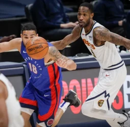 Los Pistons cortan su racha ante Jokic, 134-119
