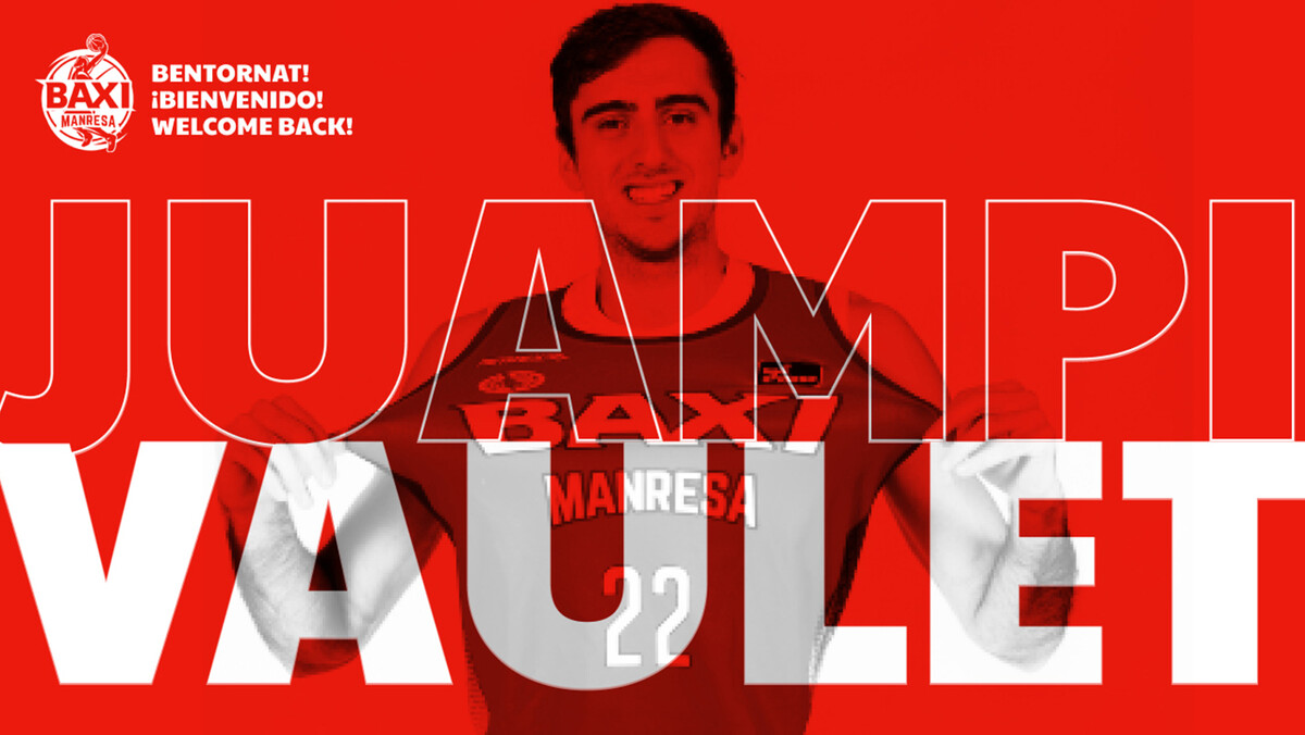Juampi Vaulet vuelve al BAXI Manresa hasta final de temporada