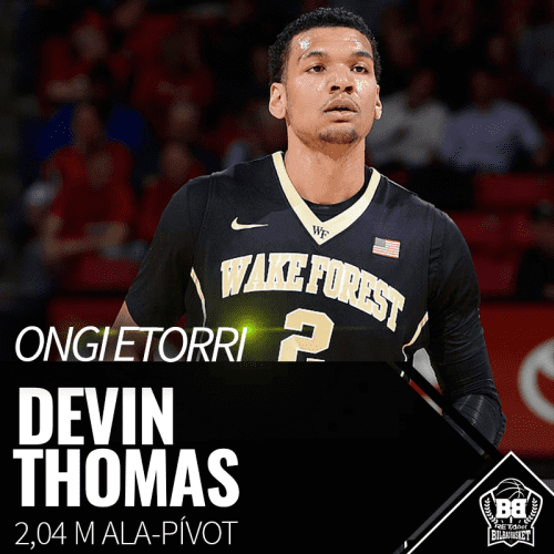 El interior norteamericano Devin Thomas se convierte en MIB