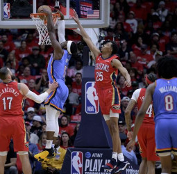 Los Thunder se agarran a su última opción para estar en playoffs, 123-118