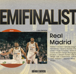 El Real Madrid, primer semifinalista de la acb