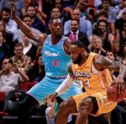 Bam Adebayo y LeBron James, jugadores de la semana NBA
